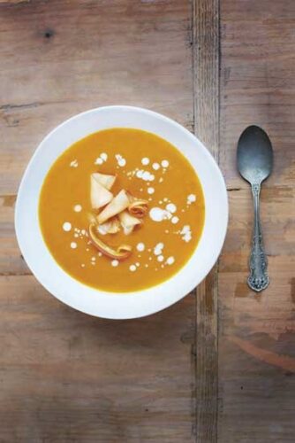 Curry, Apple and Butternut Squash Soup Recipe